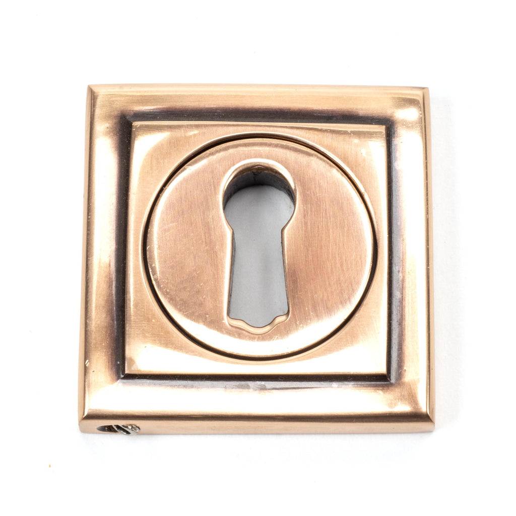 From The Anvil's Polished Bronze Round Escutcheon