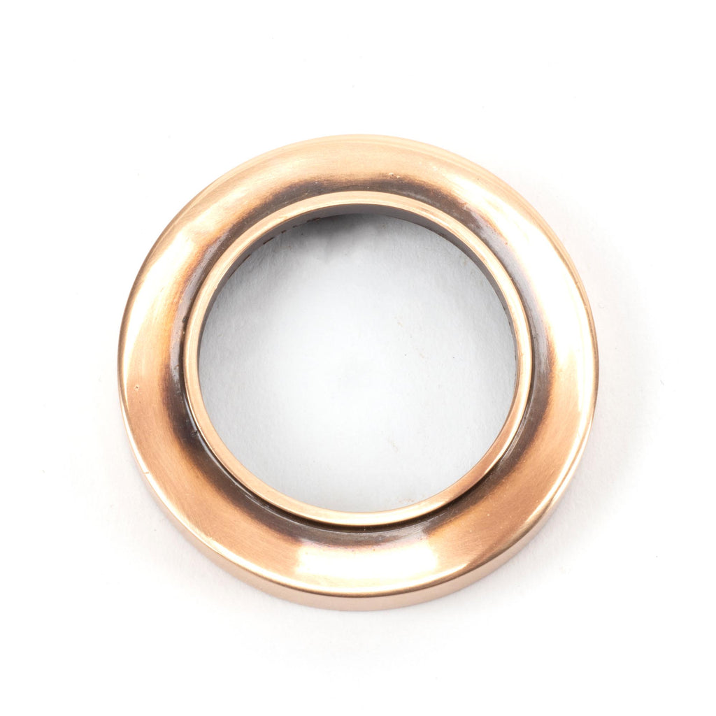 From The Anvil's Polished Bronze Round Euro Escutcheon