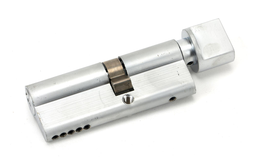 From The Anvil's Satin Chrome 5 Pin Euro Cylinder/Thumbturn