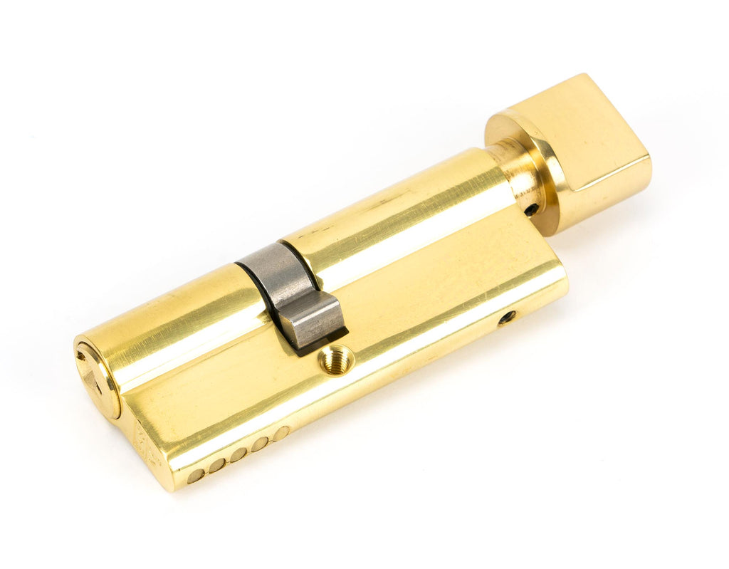 From The Anvil's Lacquered Brass 5 Pin Euro Cylinder/Thumbturn