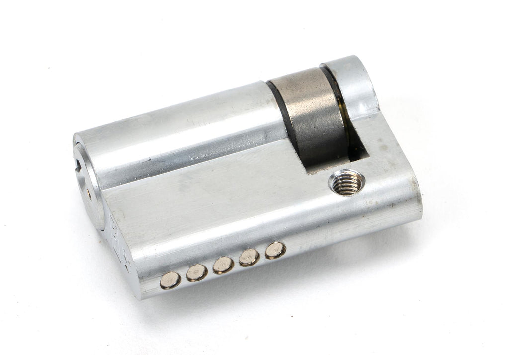 From The Anvil's Satin Chrome 5 Pin Single Cylinder