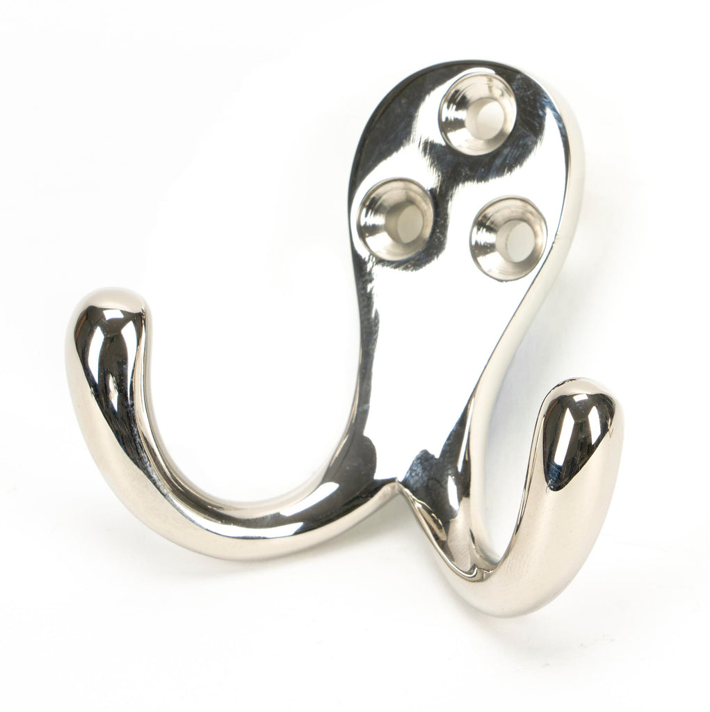 From The Anvil's Polished Nickel Celtic Double Robe Hook