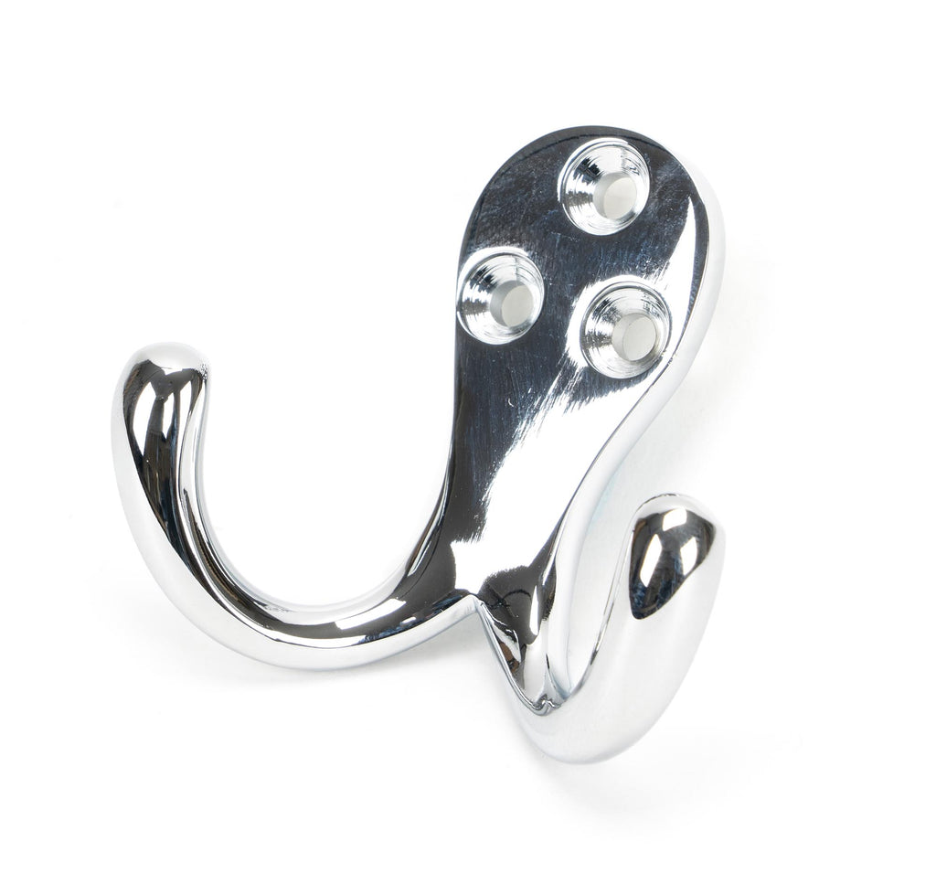 From The Anvil's Polished Chrome Celtic Double Robe Hook