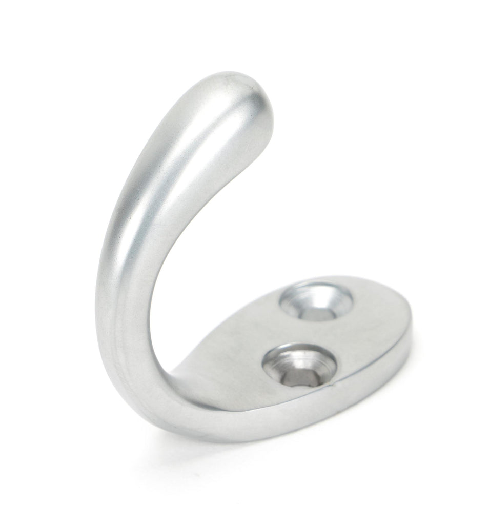 From The Anvil's Satin Chrome Celtic Single Robe Hook