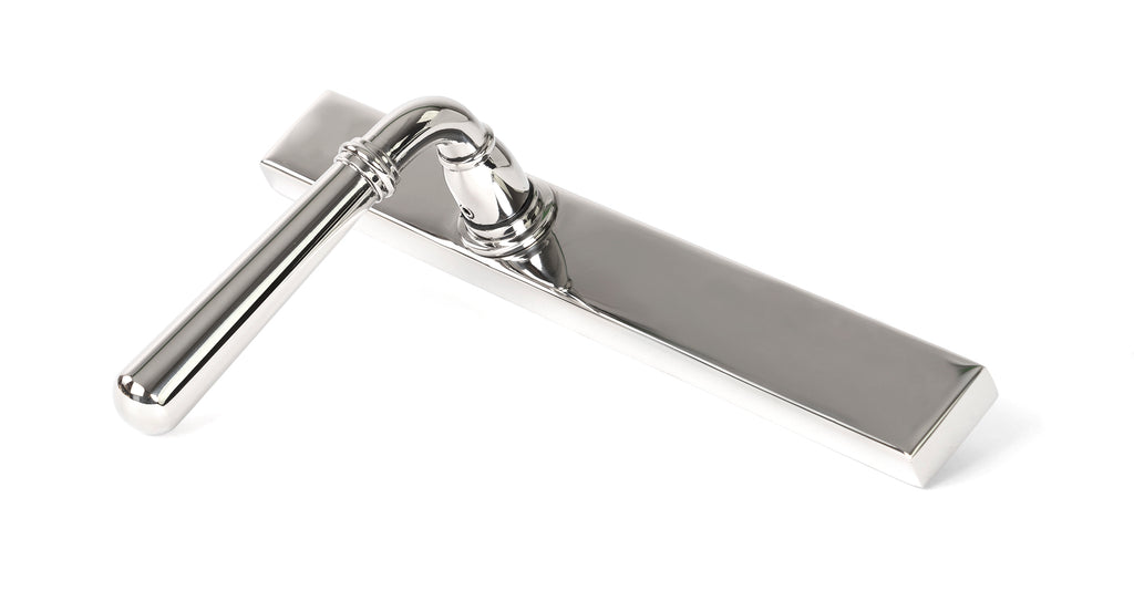 From The Anvil's Polished Marine SS (316) Newbury Slimline Lever Espag. Latch Set