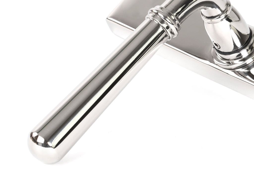 From The Anvil's Polished Marine SS (316) Newbury Slimline Lever Espag. Latch Set