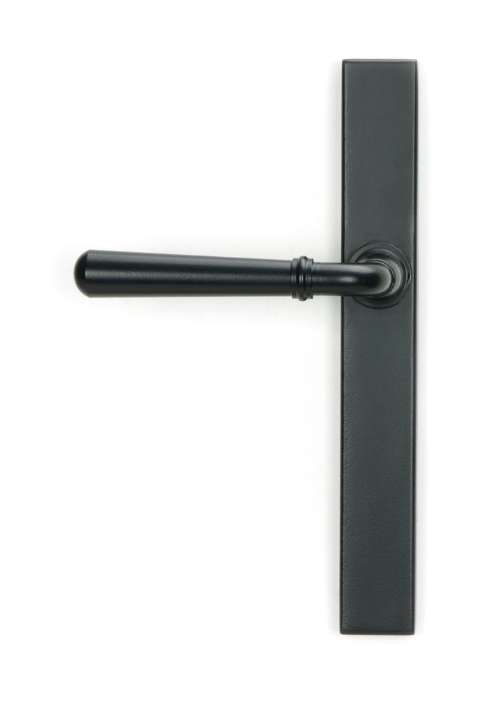 From The Anvil's Matt Black Newbury Slimline Lever Espag. Latch Set