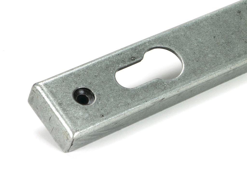 From The Anvil's Pewter Patina Newbury Slimline Lever Espag. Lock Set