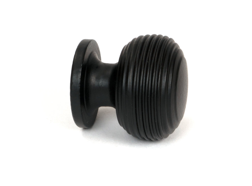 From The Anvil's Matt Black Beehive Cabinet Knob