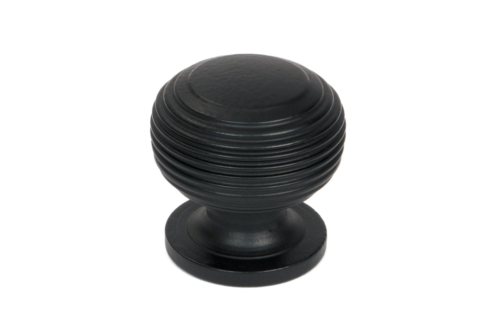 From The Anvil's Matt Black Beehive Cabinet Knob