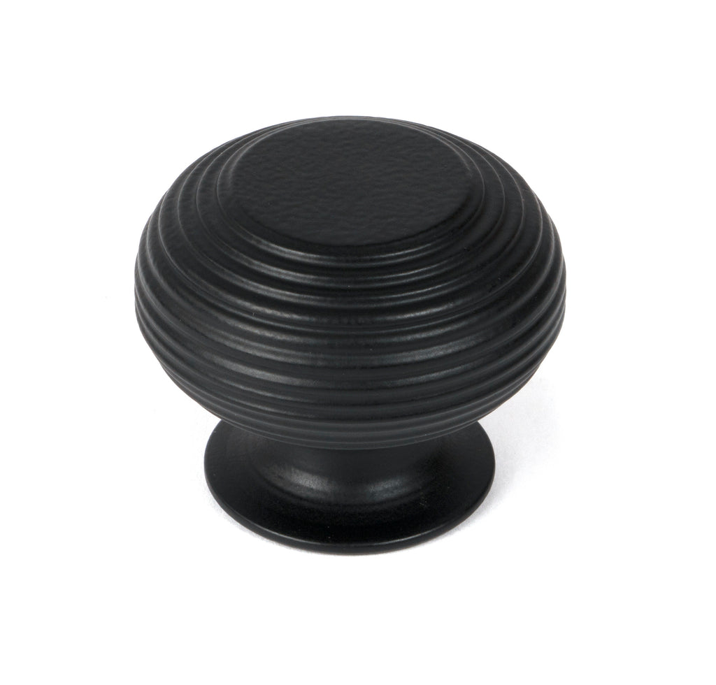 From The Anvil's Matt Black Beehive Cabinet Knob