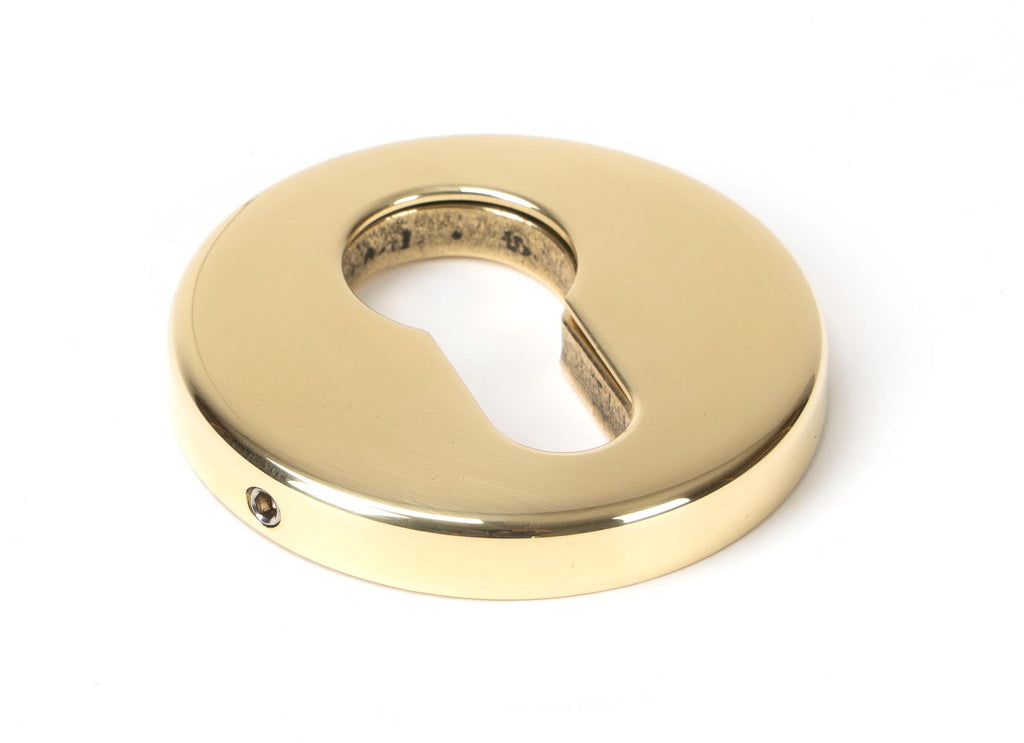 From The Anvil's Polished Brass 52mm Regency Concealed Escutcheon