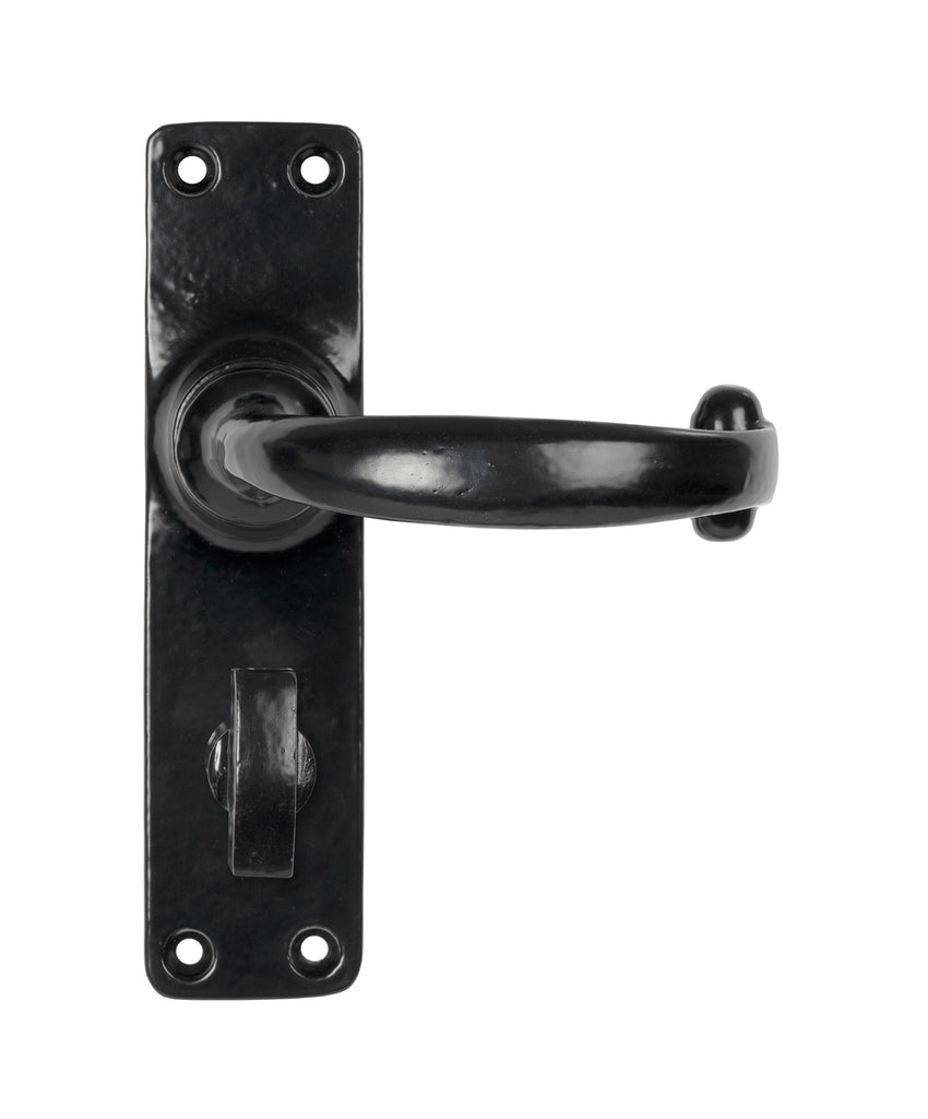 From The Anvil's Black Classic Lever Bathroom Set