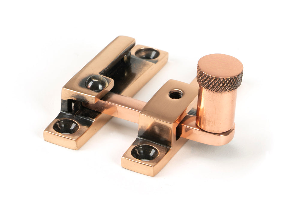 From The Anvil's Polished Bronze Brompton Quadrant Fastener - Narrow