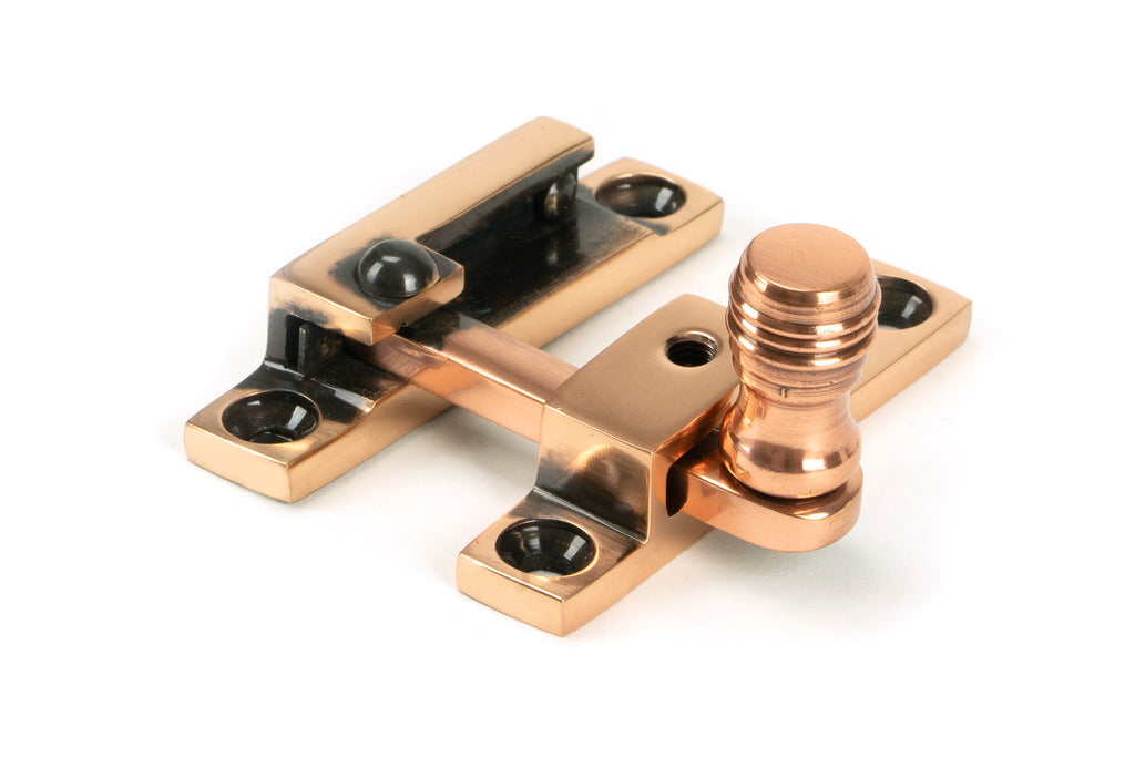 From The Anvil's Polished Bronze Prestbury Quadrant Fastener - Narrow