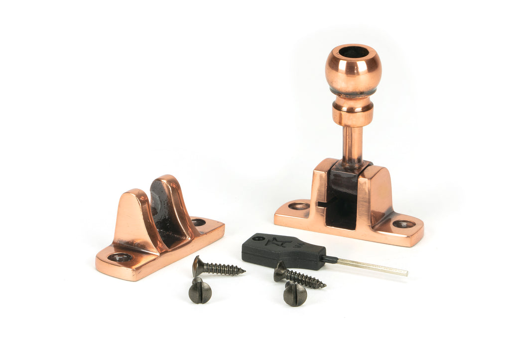 From The Anvil's Polished Bronze Mushroom Brighton Fastener