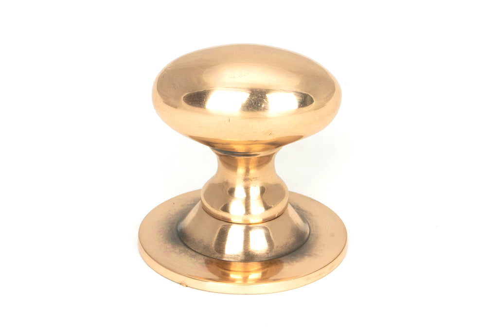 From The Anvil's Polished Bronze Oval Cabinet Knob