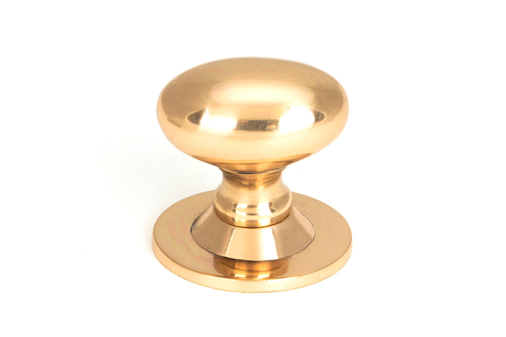 From The Anvil's Polished Bronze Oval Cabinet Knob