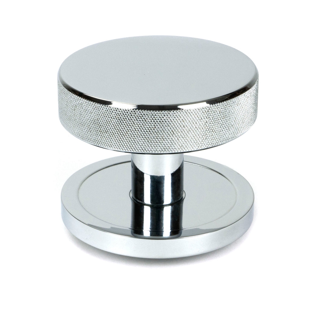 From The Anvil's Polished Chrome Brompton Centre Door Knob