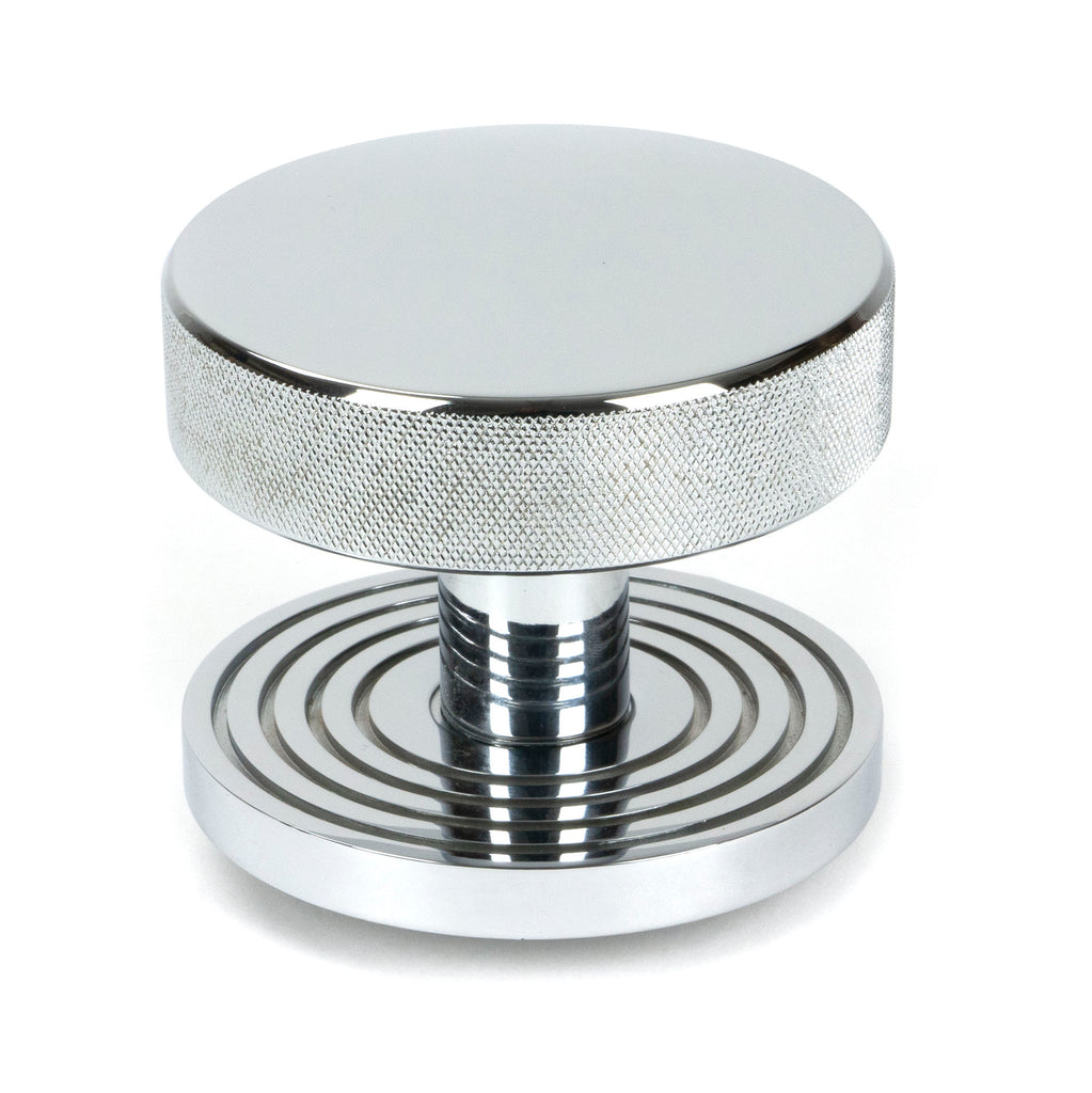 From The Anvil's Polished Chrome Brompton Centre Door Knob