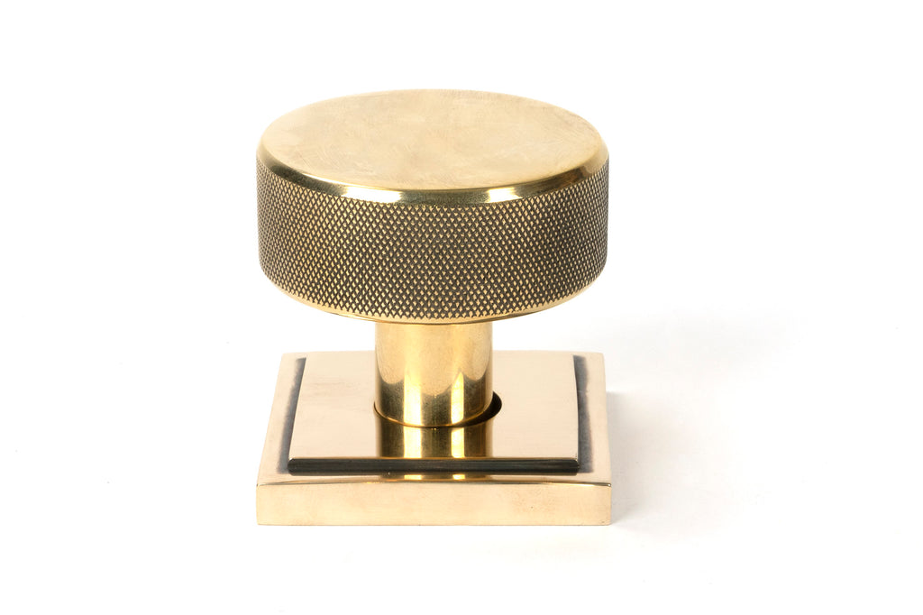 From The Anvil's Aged Brass Brompton Mortice/Rim Knob Set