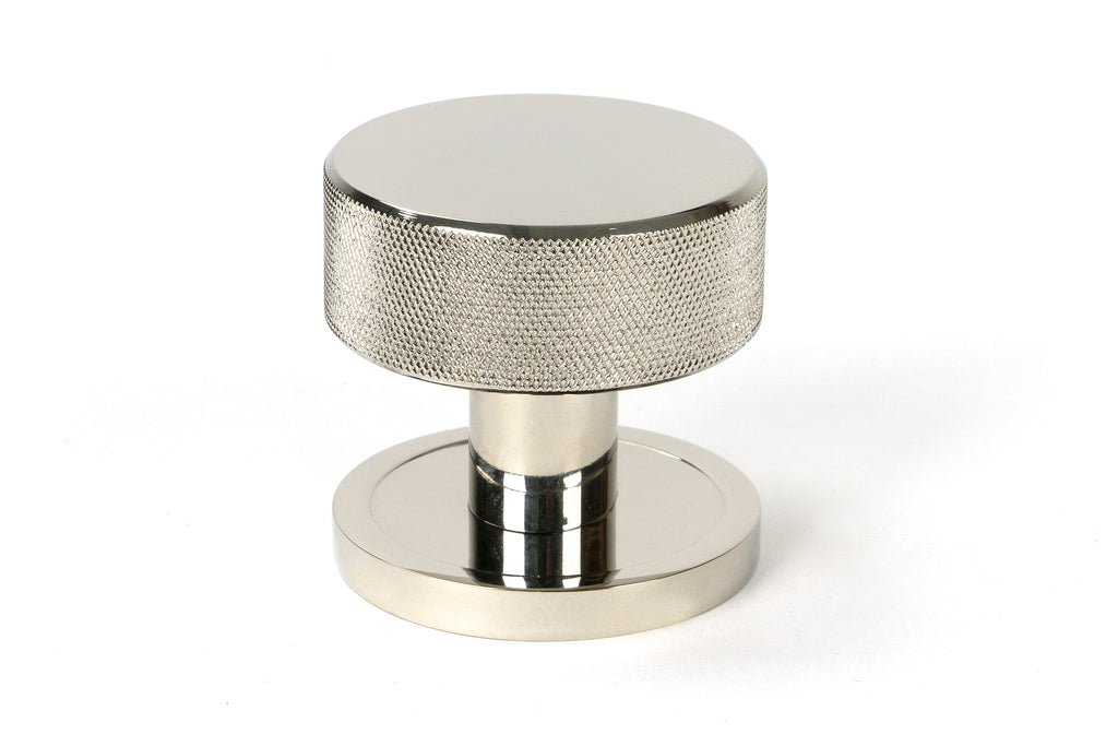 From The Anvil's Polished Nickel Brompton Mortice/Rim Knob Set