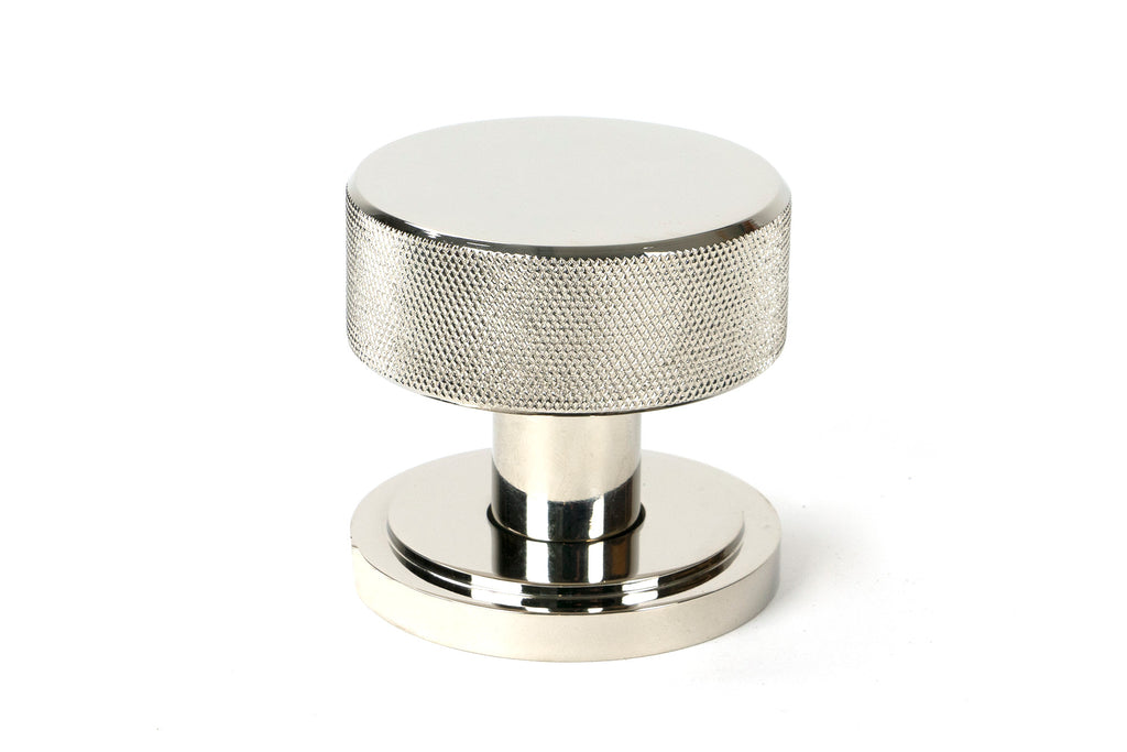 From The Anvil's Polished Nickel Brompton Mortice/Rim Knob Set