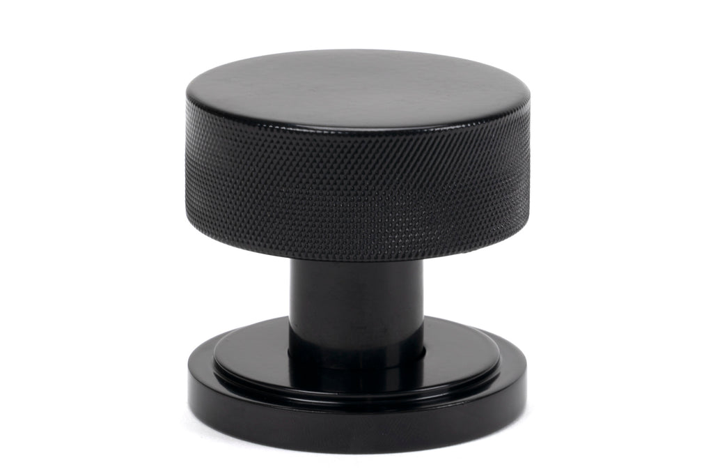 From The Anvil's Black Brompton Mortice/Rim Knob Set