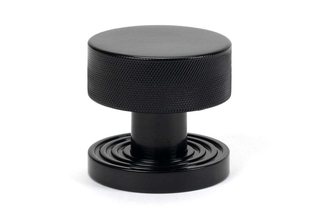 From The Anvil's Black Brompton Mortice/Rim Knob Set