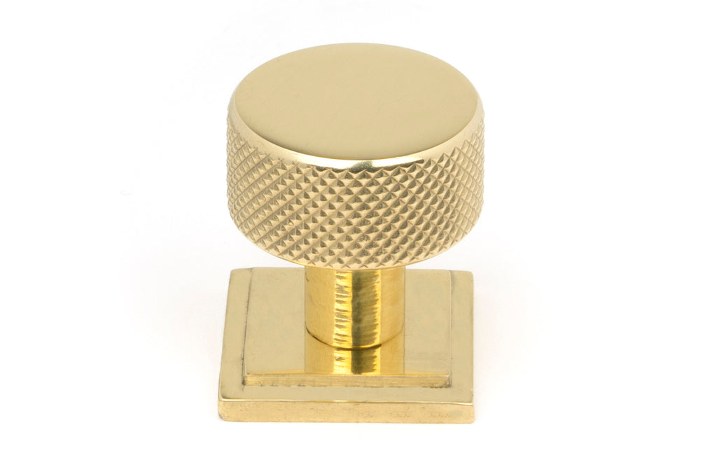 From The Anvil's Polished Brass 25mm Brompton Cabinet Knob