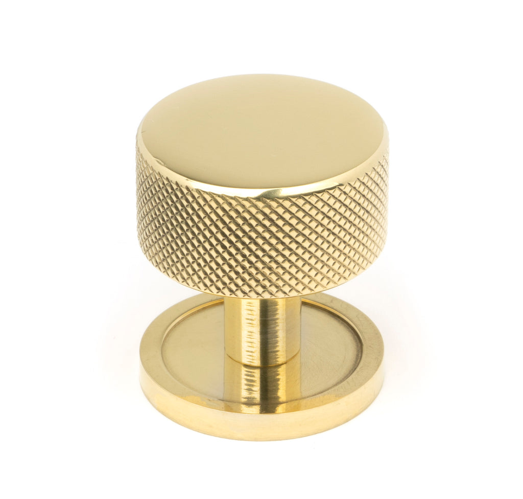 From The Anvil's Polished Brass 32mm Brompton Cabinet Knob