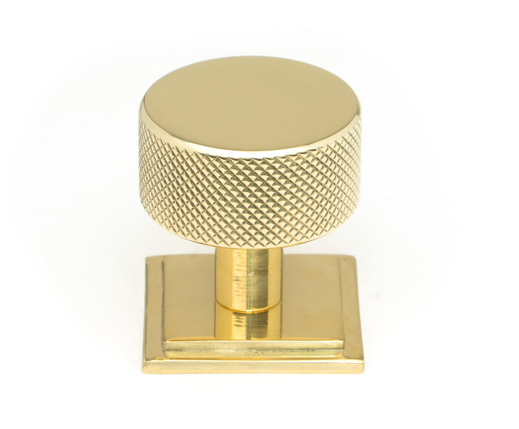 From The Anvil's Polished Brass 32mm Brompton Cabinet Knob