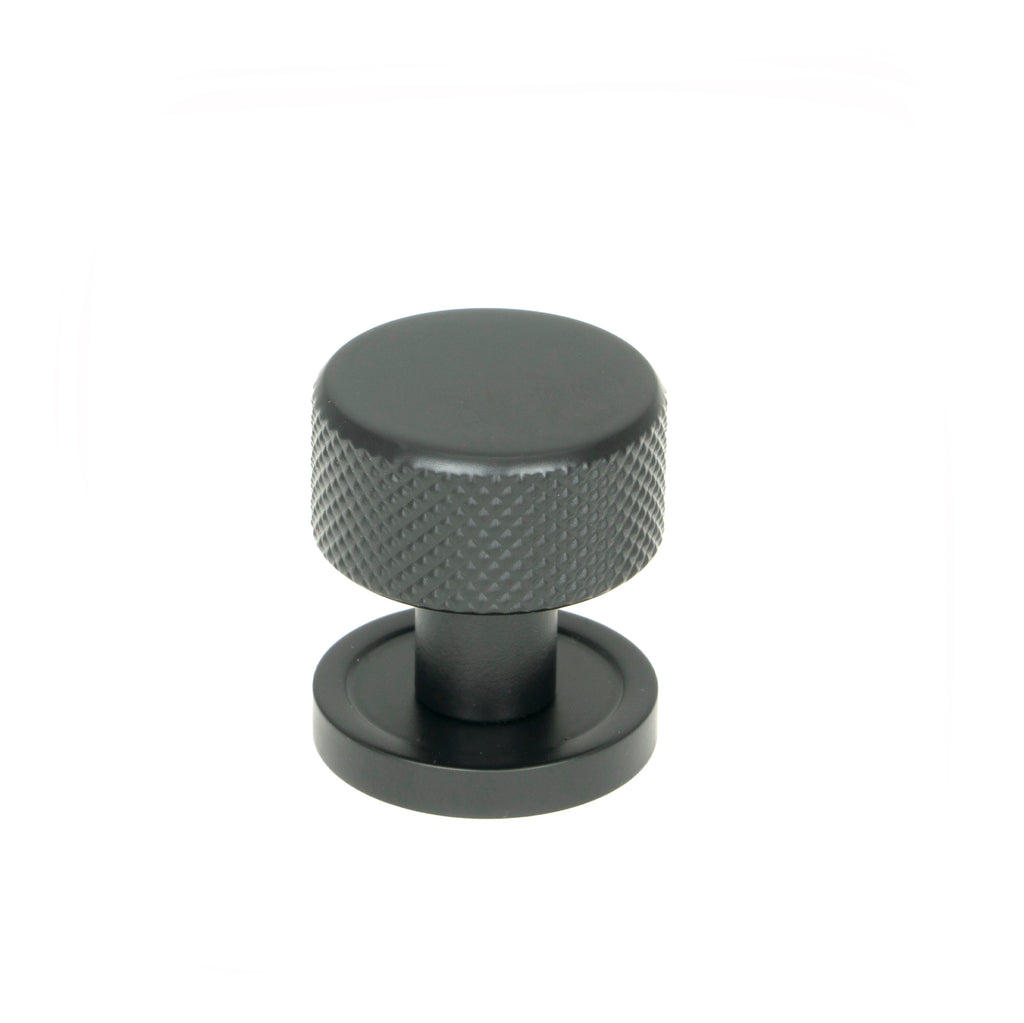 From The Anvil's Matt Black 25mm Brompton Cabinet Knob