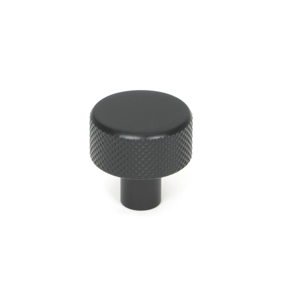 From The Anvil's Matt Black 25mm Brompton Cabinet Knob