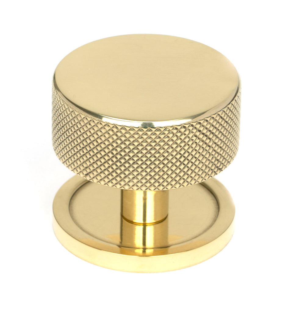 From The Anvil's Polished Brass 38mm Brompton Cabinet Knob