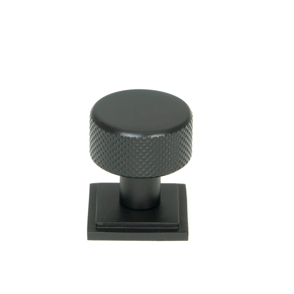 From The Anvil's Matt Black 25mm Brompton Cabinet Knob