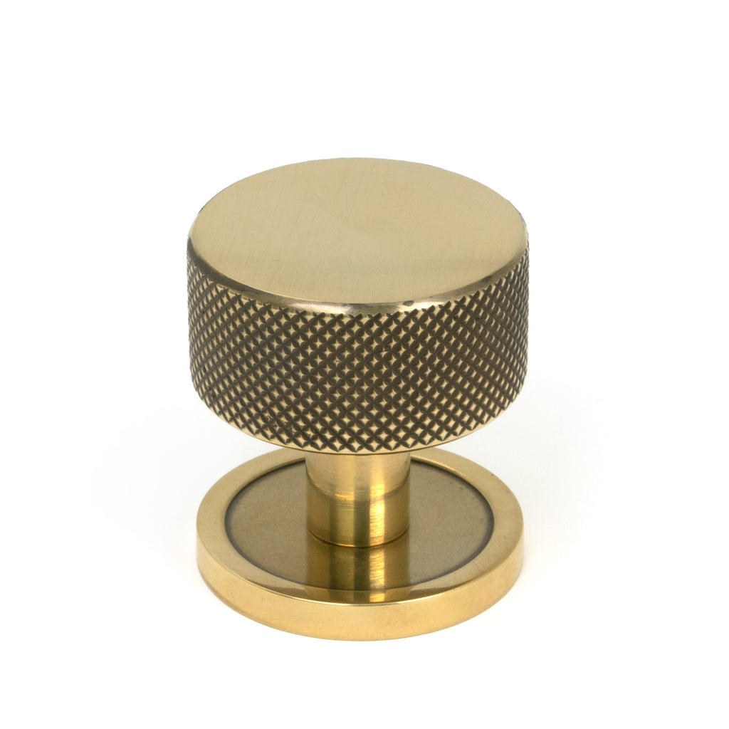 From The Anvil's Aged Brass 32mm Brompton Cabinet Knob