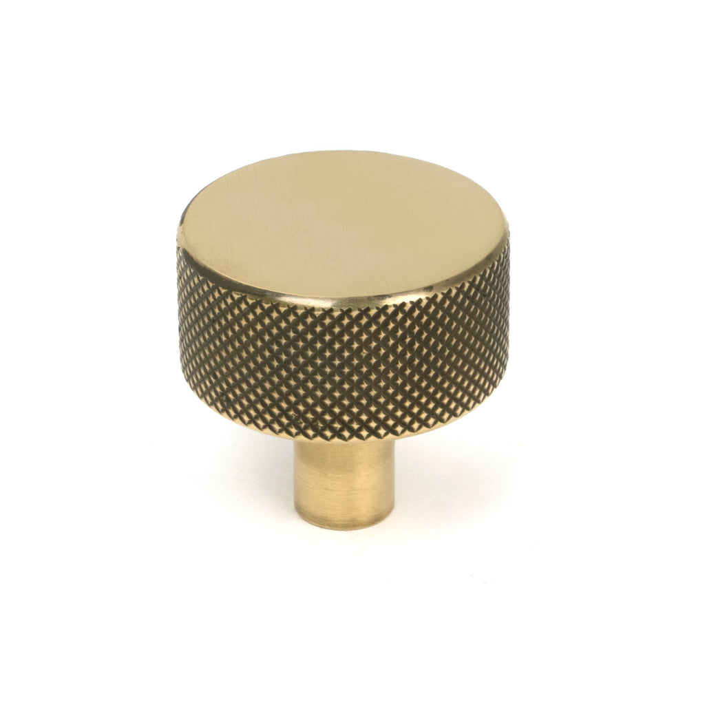 From The Anvil's Aged Brass 32mm Brompton Cabinet Knob