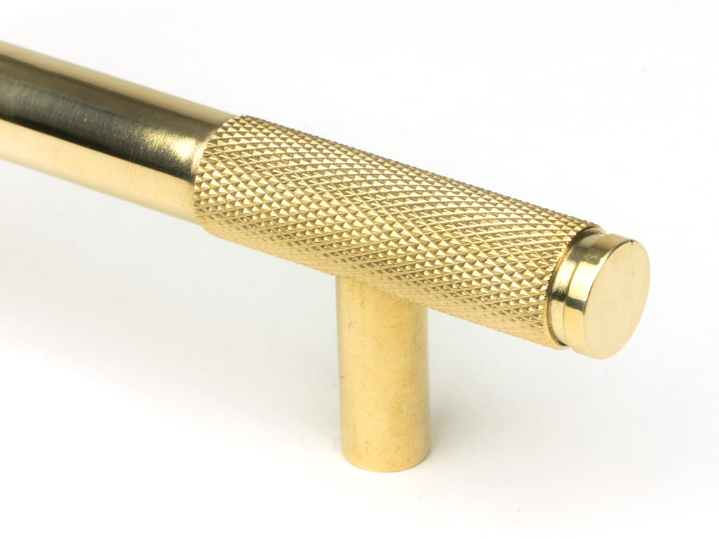 From The Anvil's Polished Brass Half Brompton Pull Handle