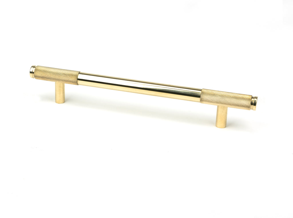 From The Anvil's Polished Brass Half Brompton Pull Handle