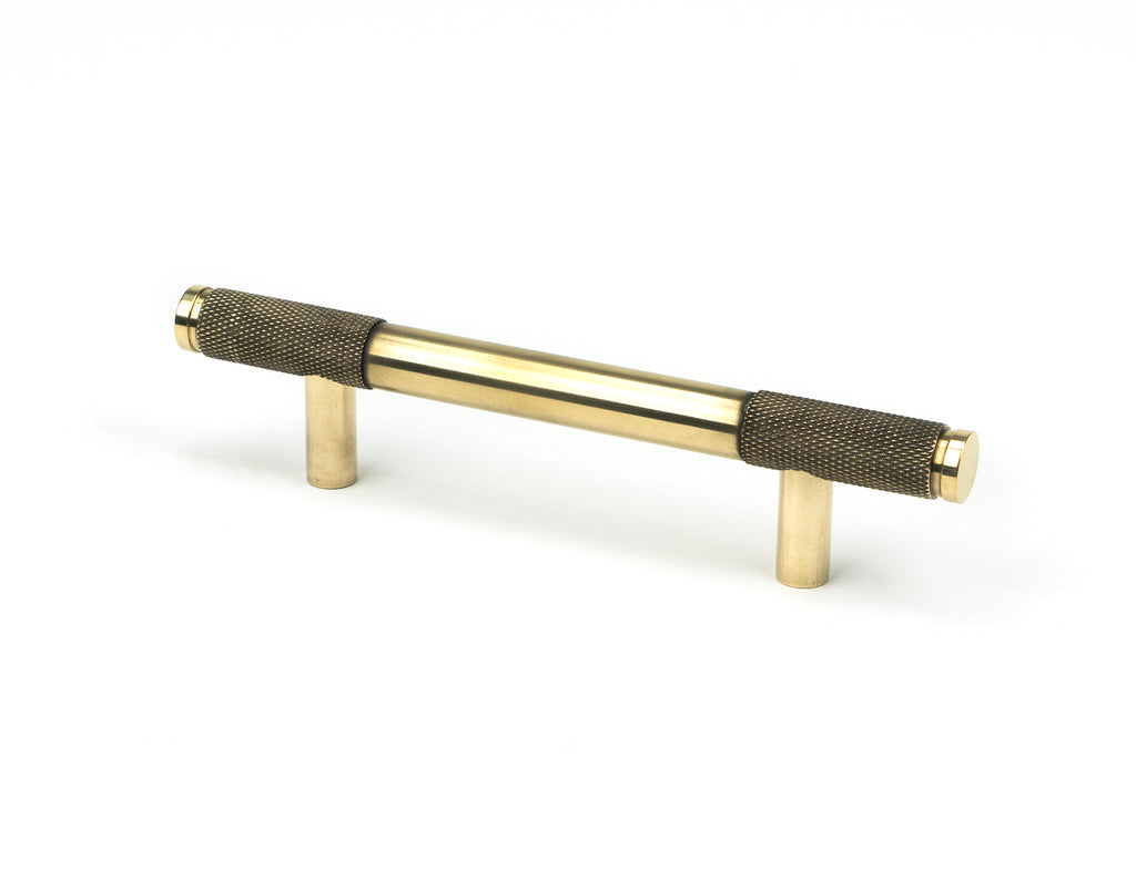 From The Anvil's Aged Brass Half Brompton Pull Handle