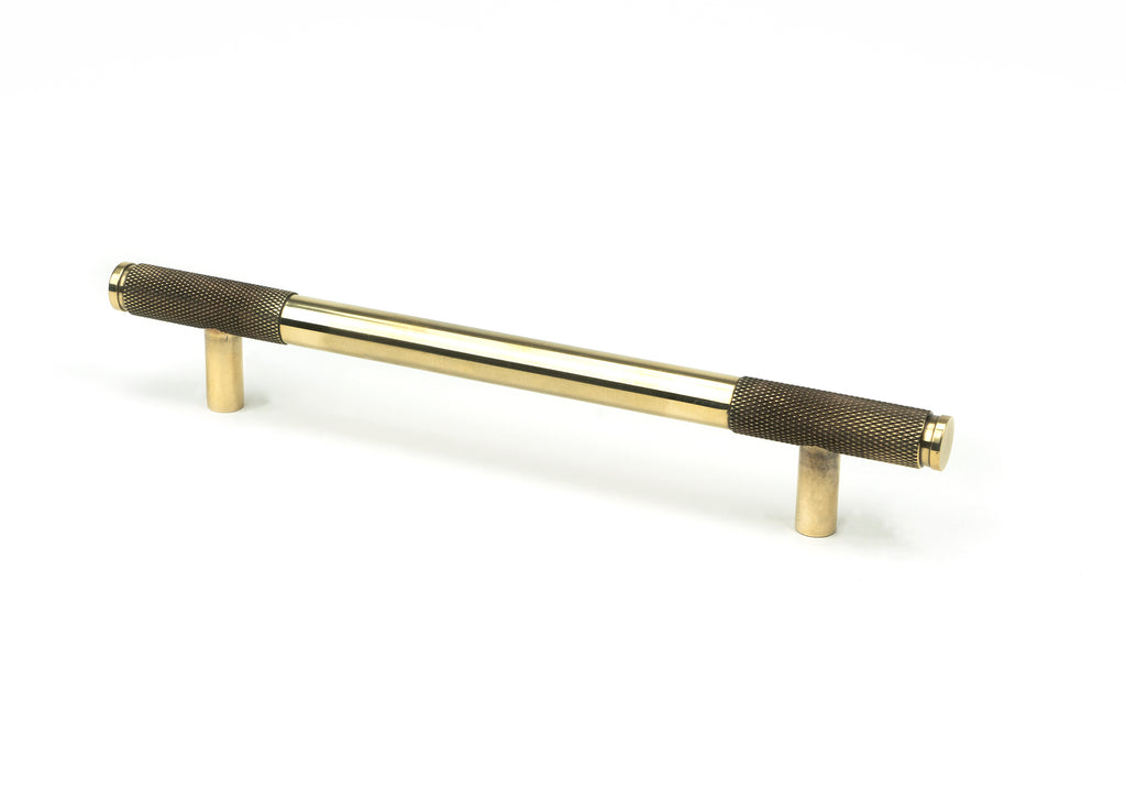 From The Anvil's Aged Brass Half Brompton Pull Handle