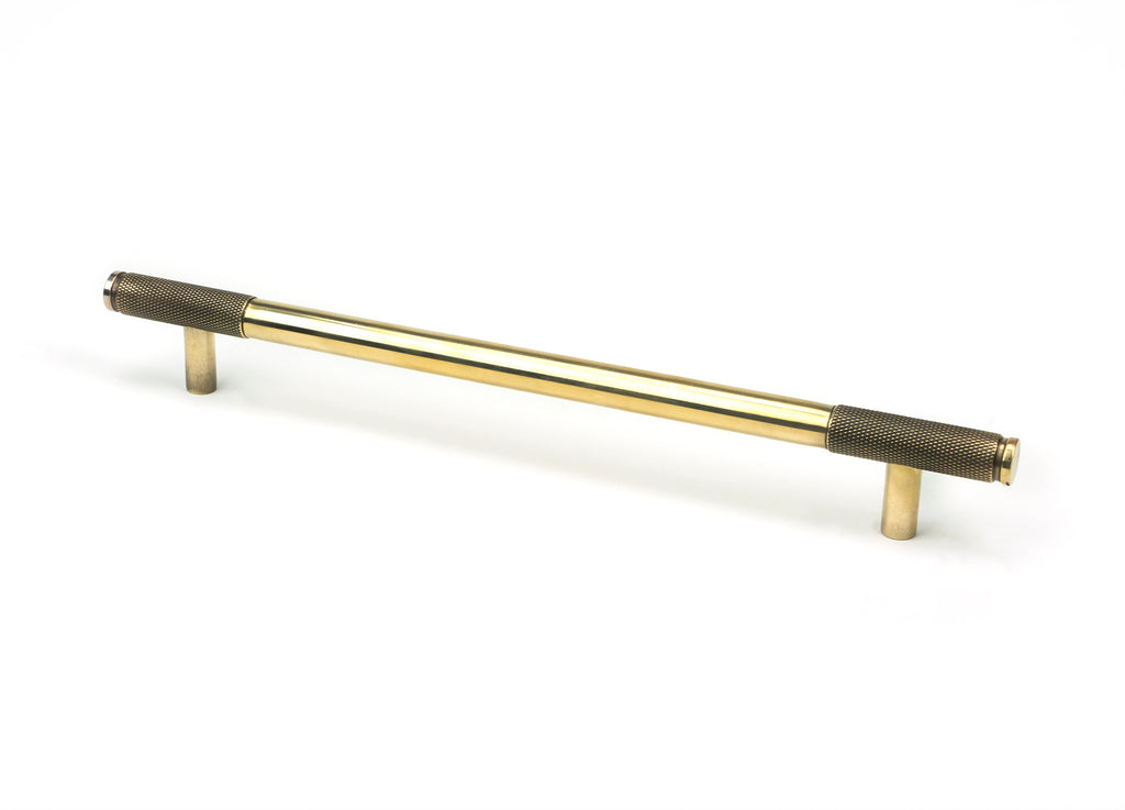 From The Anvil's Aged Brass Half Brompton Pull Handle