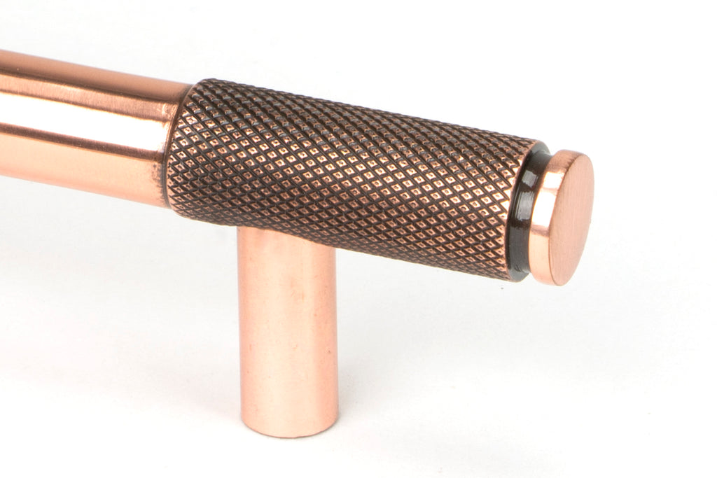 From The Anvil's Polished Bronze Half Brompton Pull Handle