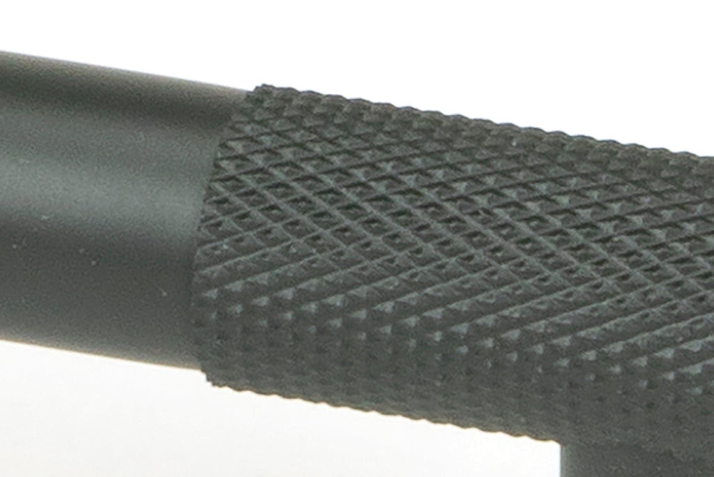 From The Anvil's Matt Black Half Brompton Pull Handle