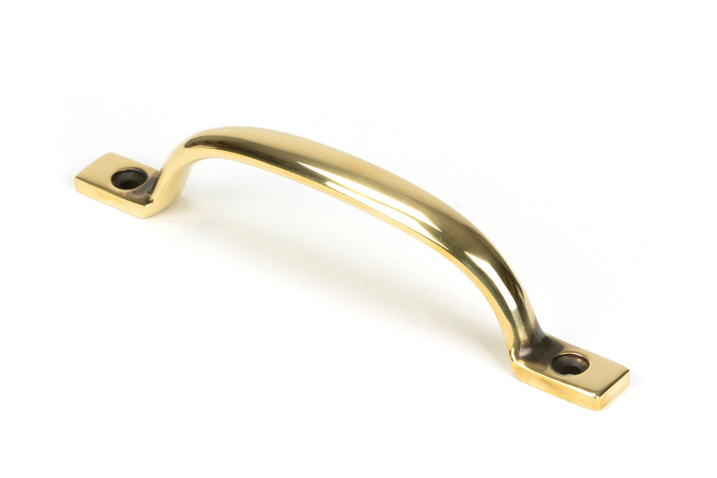 From The Anvil's Aged Brass Slim Sash Pull