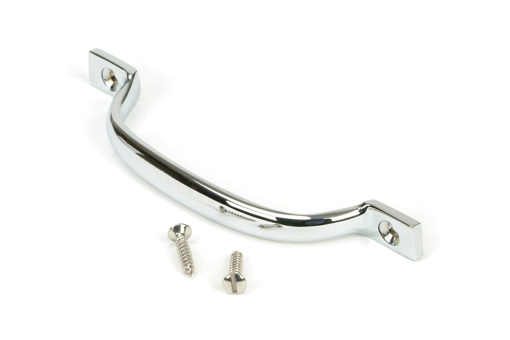 From The Anvil's Polished Chrome Slim Sash Pull