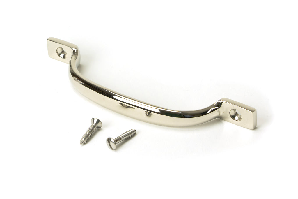 From The Anvil's Polished Nickel Slim Sash Pull