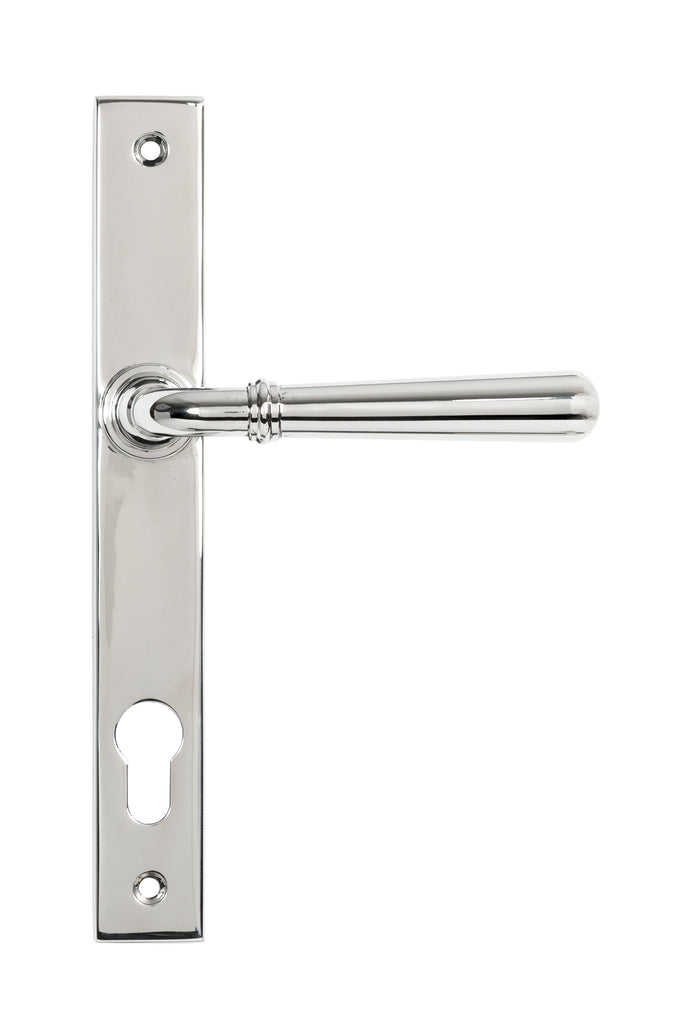 From The Anvil's Polished Marine SS (316) Newbury Slimline Lever Espag. Lock Set