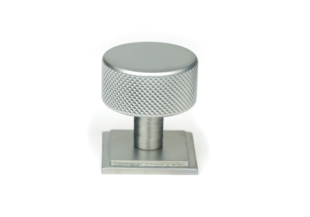 From The Anvil's Satin Chrome 32mm Brompton Cabinet Knob